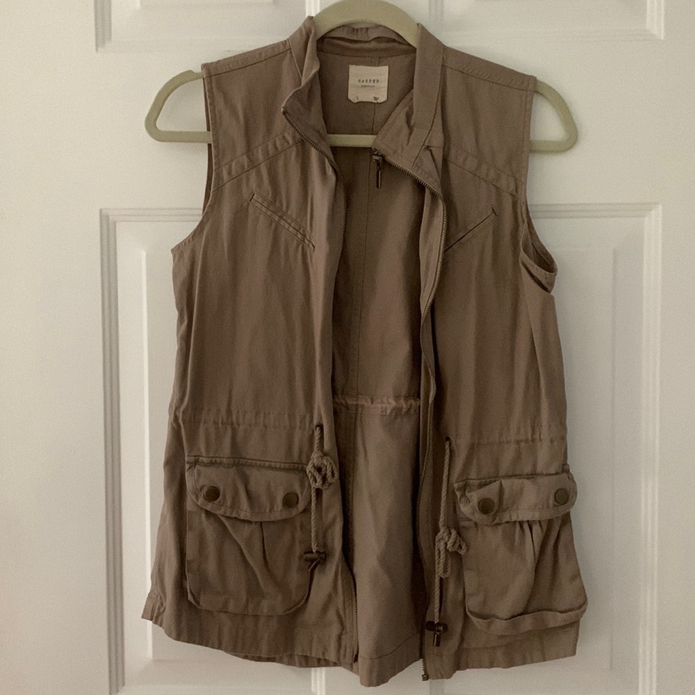 Francesca’s Light Brown Vest